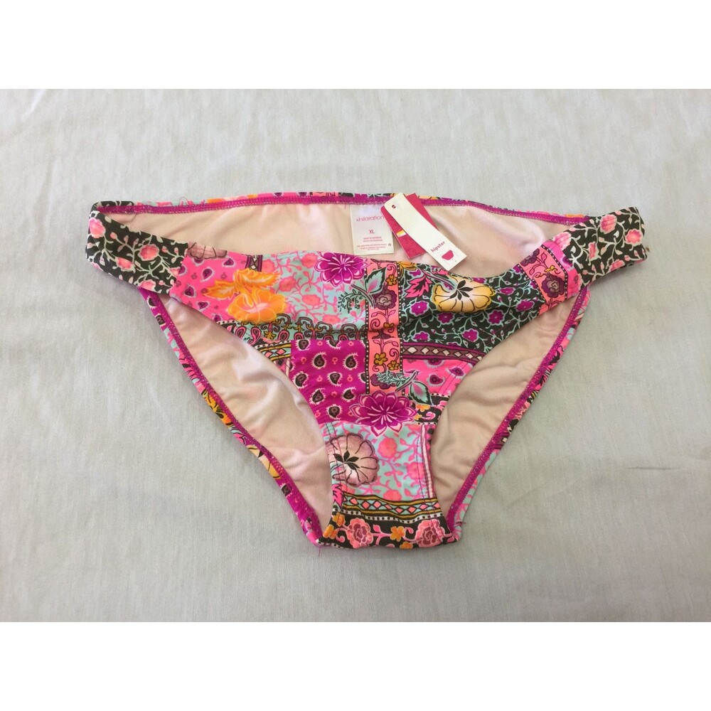 NWOT XHILARATION WOMENS SWIM HIPSTER BIKINI SIZE XL